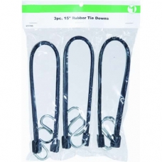 3-piece 15" Rubber Tie Down